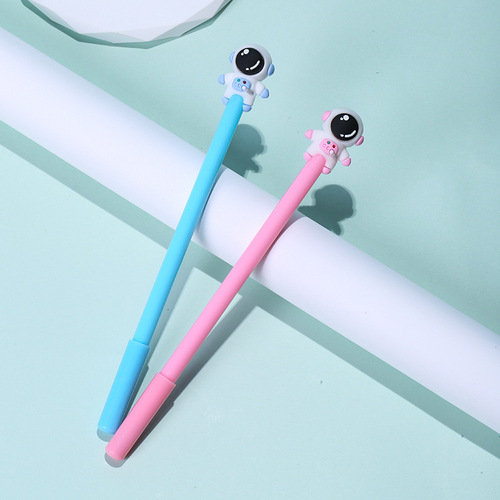 Creative Cute Gift Astronaut Keychain Space Pen Tip Pen Cap Accessory Car Keychain Gift Accessory