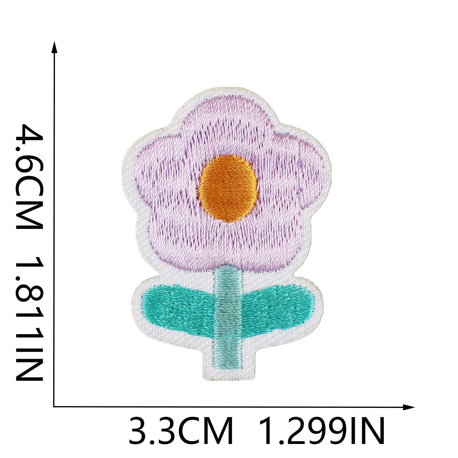 3g Weight Clothing Sticker Patches Classification 1 Piece, 1 Set Quantity Dacron thread Material Flower Pattern Casual, Elegant, Lady Style Embroidery Craft 1 Piece 1 Set Casual Elegant Lady Flower Dacron Thread Clothing Sticker Patches 23