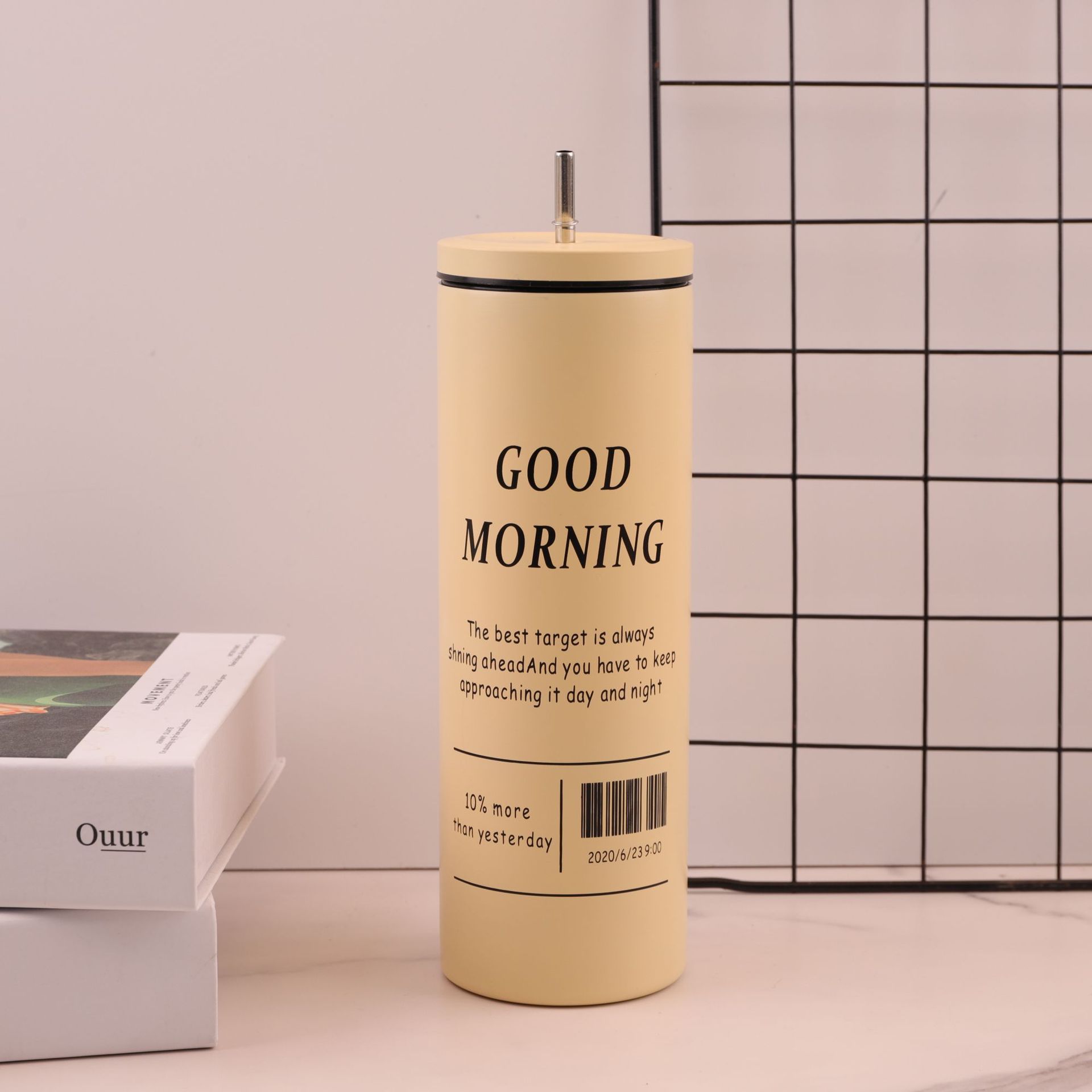 Sudeste asiático popular nuevo 304 de acero inoxidable taza de café termo taza de agua de alta apariencia Oficina taza de coche portátil