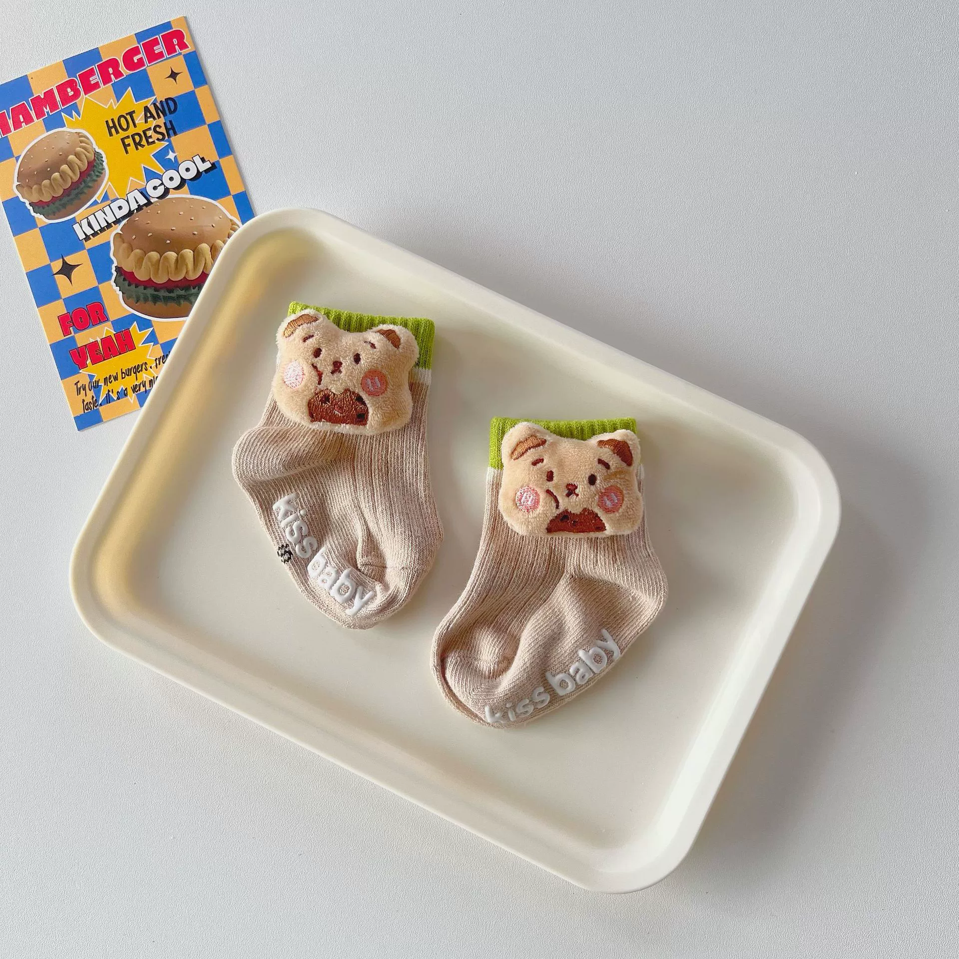 Брендовые мультяшные детские гольфы, трехмерная кукла, новая коллекция, средней длины, оптом