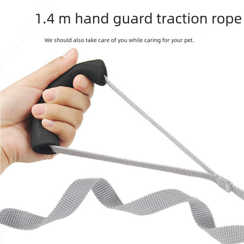 Pet supplies leash for outdoor walking, comfortable and breathable mesh for small and medium dogs, reflective cat netting chest and back