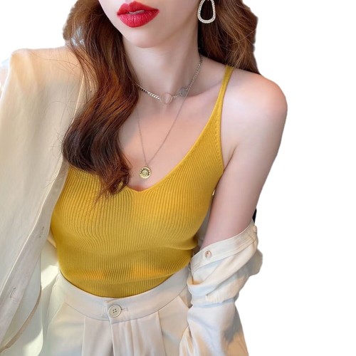 Special Price Camisole Tank Top High Elastic Commute Style One-Time Dropshipping Factory Stock