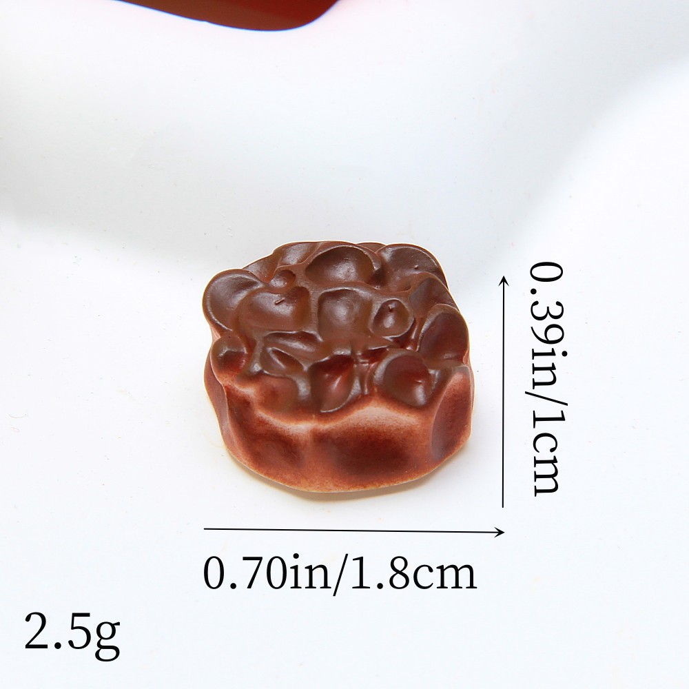 Pastel de juego de comida simulación palomitas de maíz postre bricolaje crema accesorios de goma decoración de la casa zapatos hebilla briy al por mayor