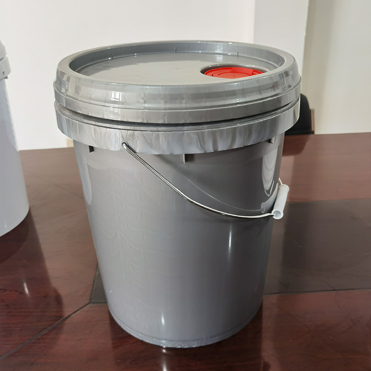 10L涂料桶油漆桶 10升机油桶洗车液桶 10升银色密封塑料化工桶