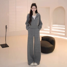 时尚休闲套装;连衣裙;女式针织衫