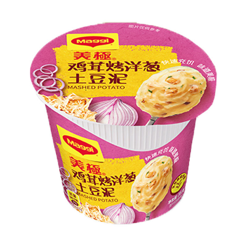 雀巢Maggi 美極鸡茸玉米土豆泥营养方便即食早餐速食代餐饱腹小吃|undefined