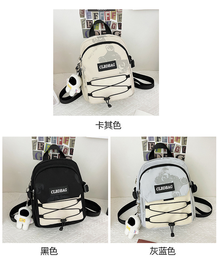 Bag Women's New Trendy Style Color Matching Multi-purpose Messenger Backpack display picture 2
