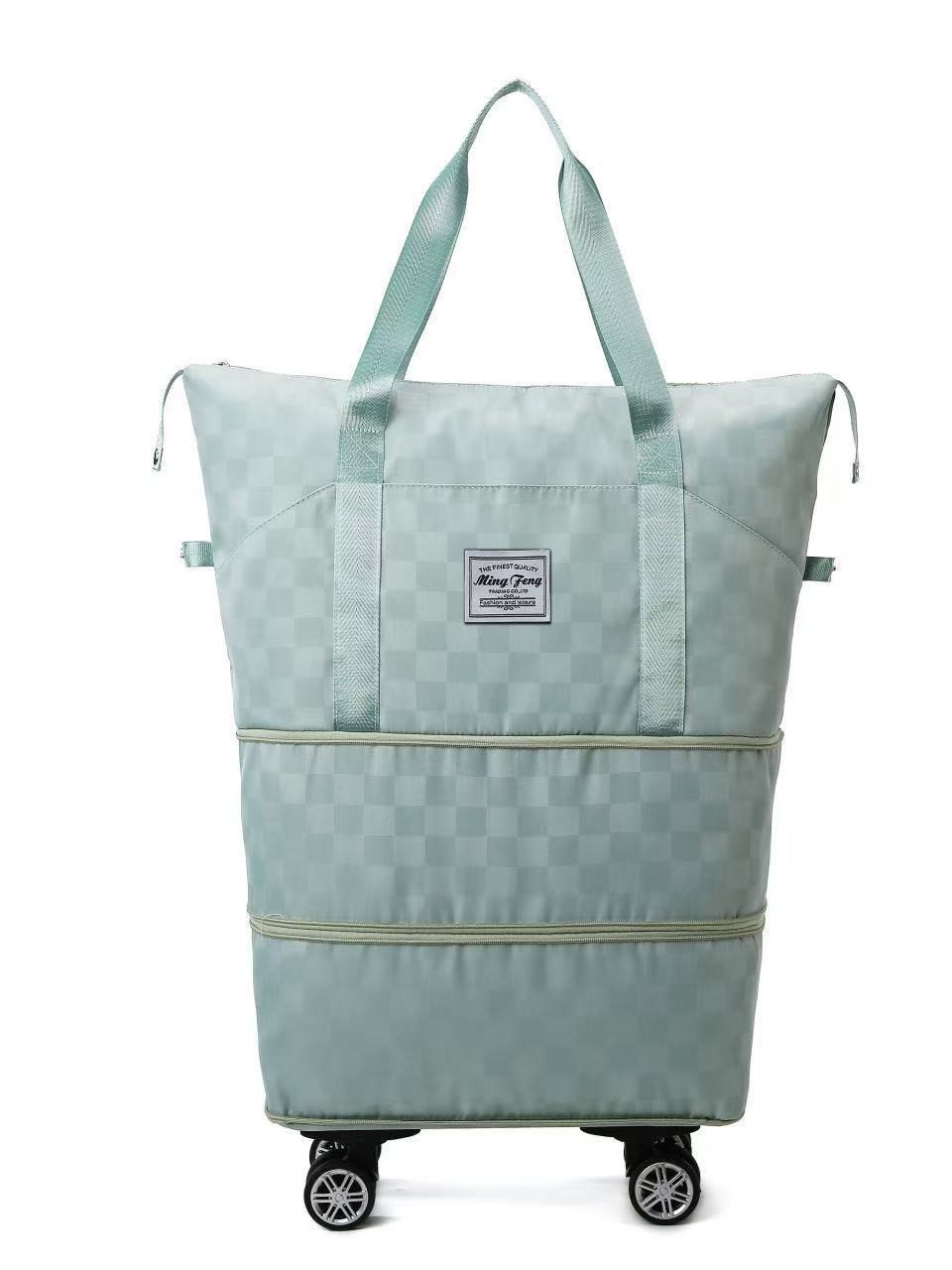 Big capacious double-layer luggage travel bag, handheld set wet and dry separation, waterproof bag 3