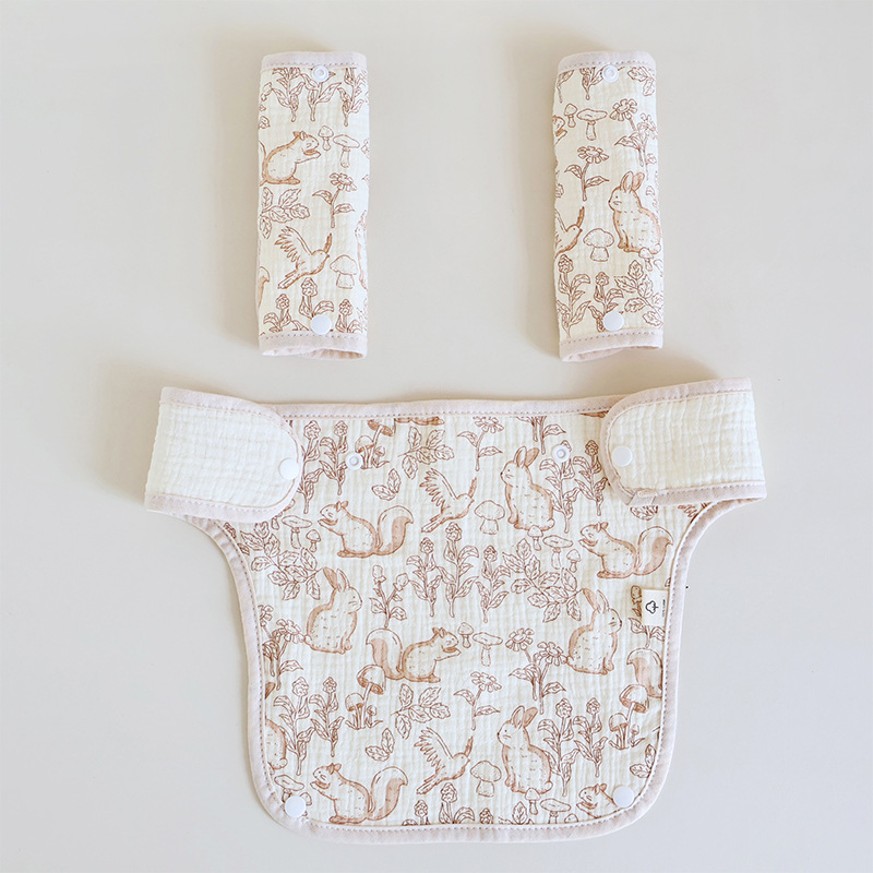 Cintura taburete bebé babero fábrica al por mayor bebé Correa bebé cuatro estaciones bebé comiendo funda babero