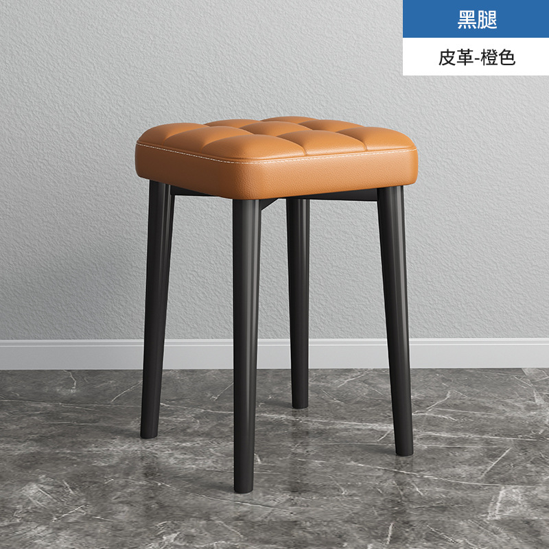 Mesa y silla de comedor, respaldo doméstico 2022, nuevo estilo de red red red gruesa, lujo ligero, cojín de pan de alta calidad, taburetes apilables