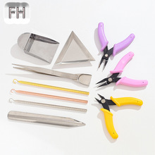 DIY手工饰品专用工具 串珠钳子材料串珠绕线圆嘴尖嘴钳斜口剪钳