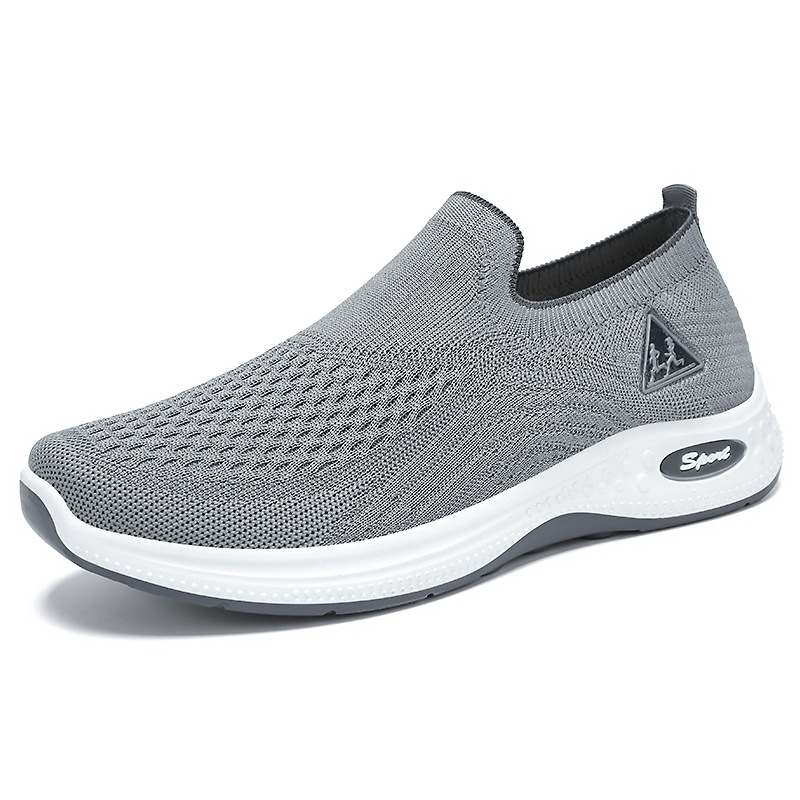 Zapatos de verano para mujer nuevo estilo transfronterizo de suela blanda sin pies cansados, zapatos casuales poco profundos y transpirables, zapatos de madre de un pie