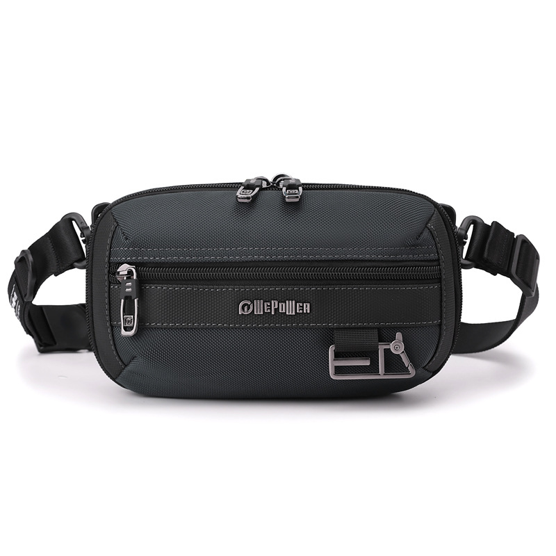 WEPOWER nuevo estilo de moda ocio bolso de cintura de ciclismo impermeable de nylon bolso de pecho de viaje al aire libre