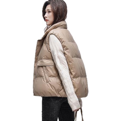 Vest with down