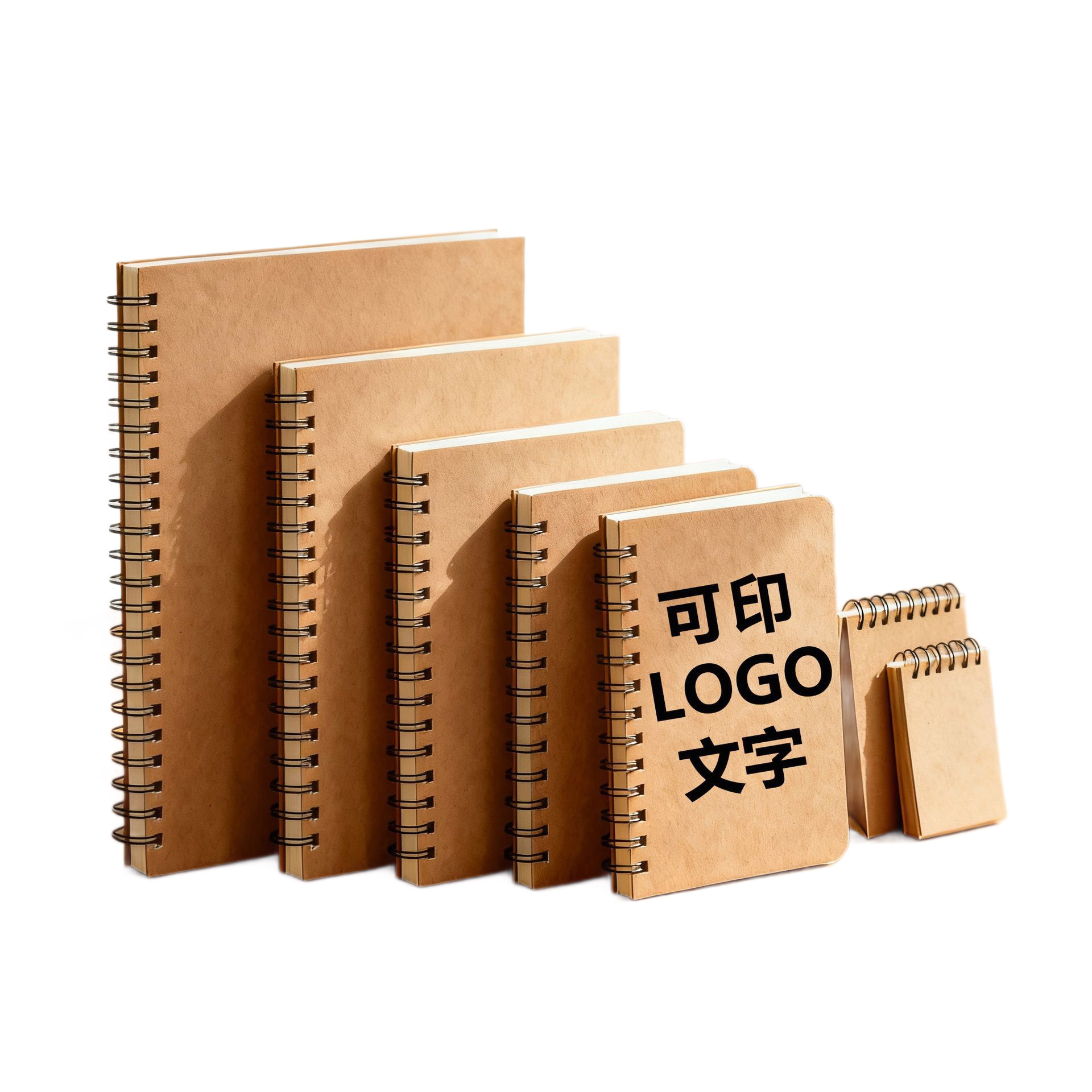 Spot kraft bobina libro mayorista retro aprendizaje de oficina ocio cuaderno de notas subfuente puede imprimir logotipo