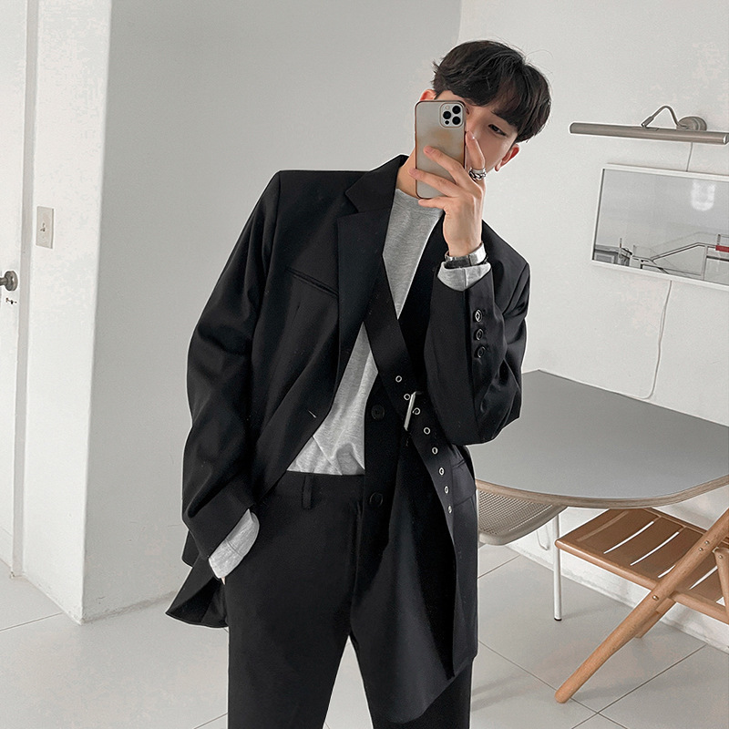 [Big Sale] High-End Small Suit Men's Single Suit Spring and Autum New Korean Style Trendyy Casual Handsome Outerwear