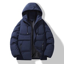 E 74005 Men's Fleece Hooded Padded Jacket �ӽq�޷� ���l