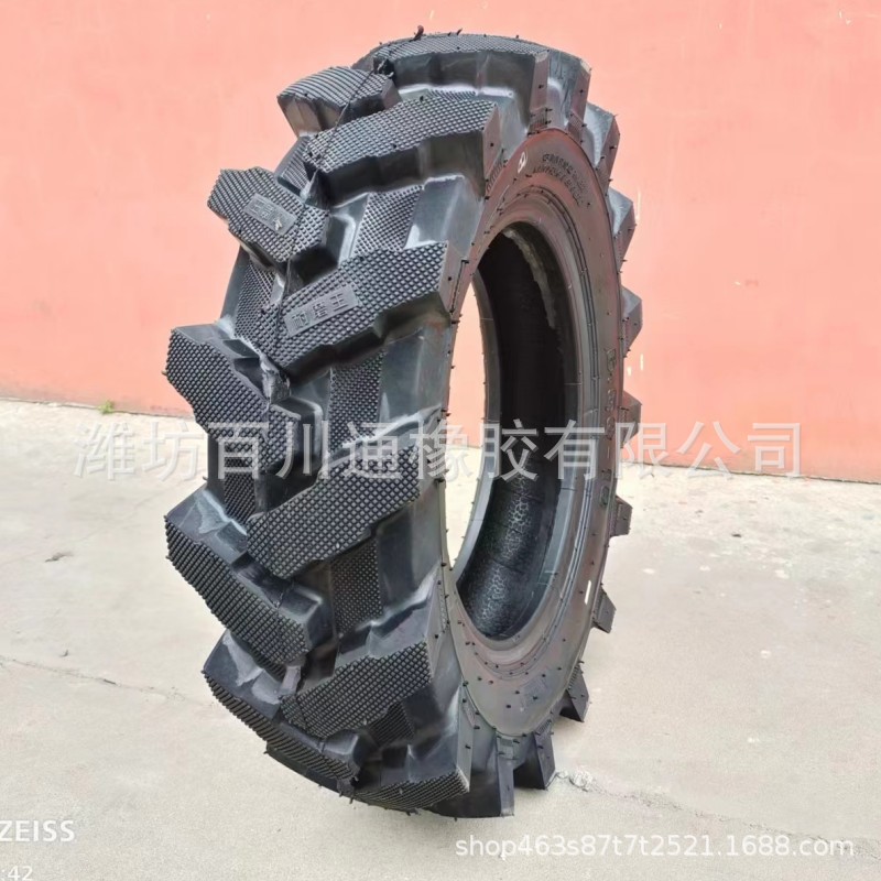 批发拖拉机6.50-16加宽抓地虎人字轮胎 四驱 650-16宽体 农用轮胎