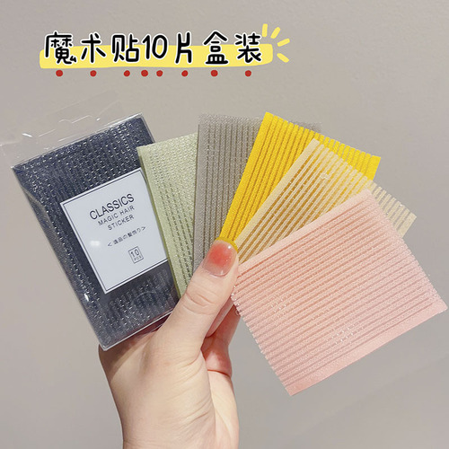 Bangs stickers Velcro female hair stickers internet celebrity broken hair artifact seamless paste magic post headgear head stickers