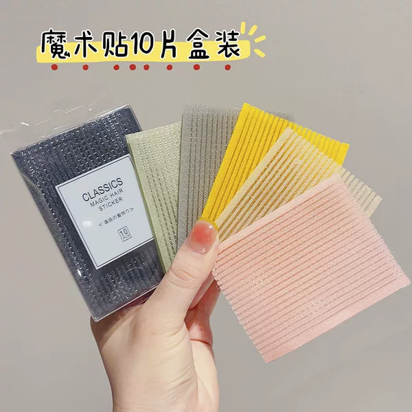 Bangs Velcro Women's Hair Stickers Internet Celebrity Explosions Broken Hair Artifact No Mark Paste Magic Posting Headwear Head Stickers