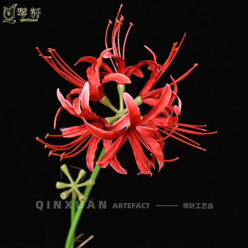 High-realistic lotus flower, wind and rain orchid, wedding hotel decoration flowers, ancient style photography props, manjusaka artificial flower wholesale