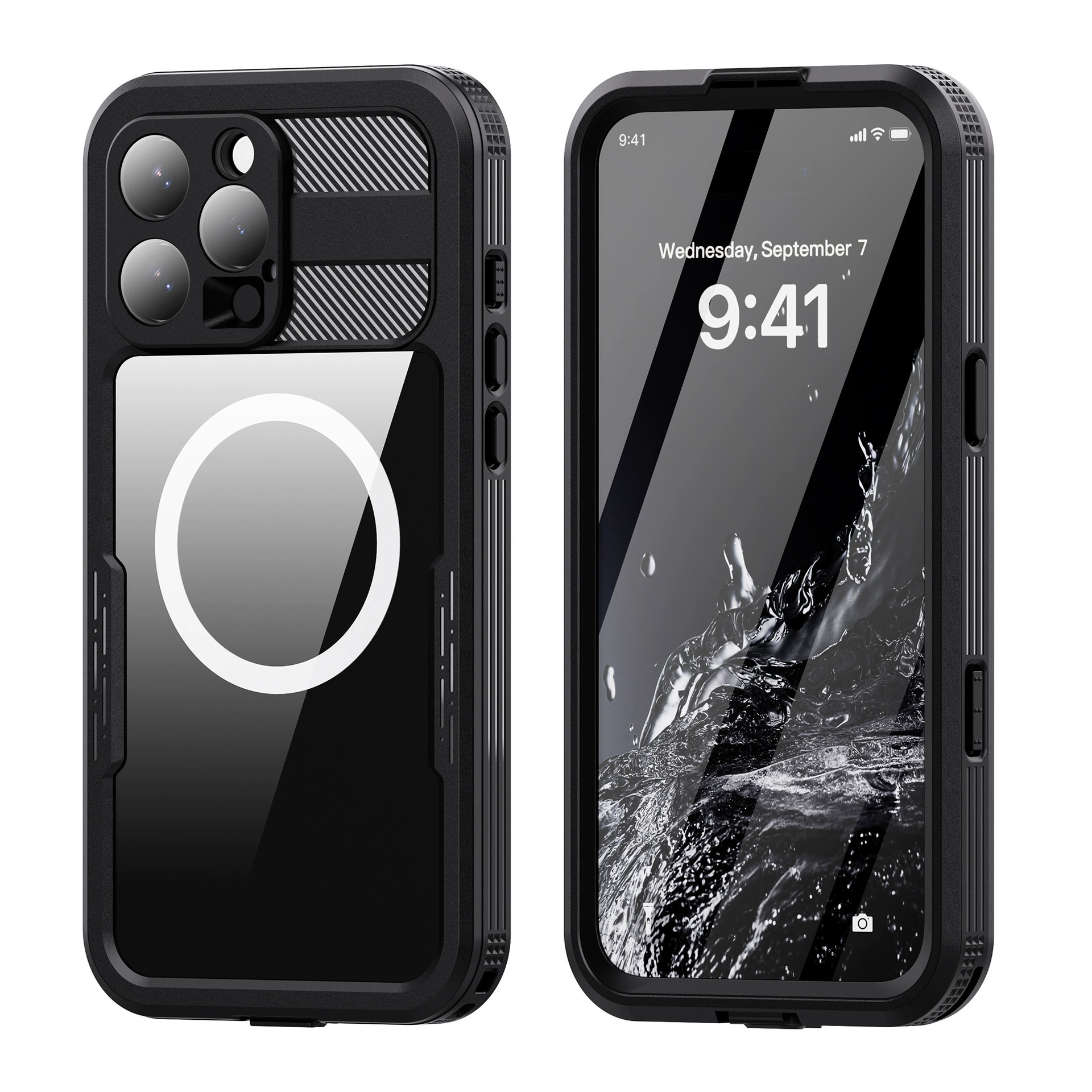 Fashionable compatible iphone 16, protective mobile phone