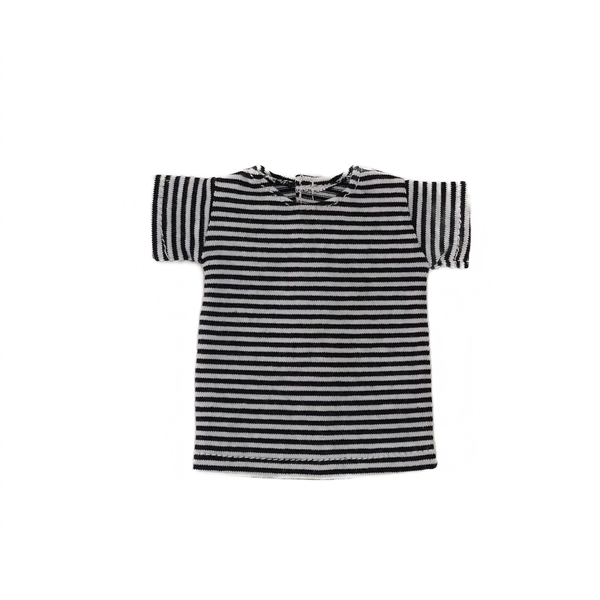 Ropa de muñeca hecha a mano de 6 piezas para Barbie Ken, ropa de muñeca masculina BJD de estilo gótico OB30, camiseta de manga corta. image 6