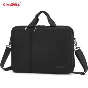 Cross-Border Fashion Large-Capacity Portable Waterproof Computer Bag for Women Business Men Lightweight One-Shoulder Commuter Cross-Body Briefcase