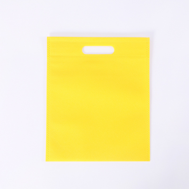 Inventario en blanco no tejido bolsillo plano de compras ropa bolsas de mano publicidad impresa regalos bolsas de promoción logotipo personalizado