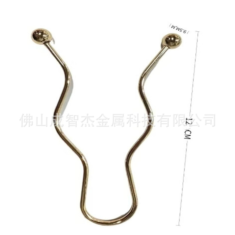 服装设计师款波浪形锣旋可拧5款 跨境外贸服饰不规则形DIY可拆卸