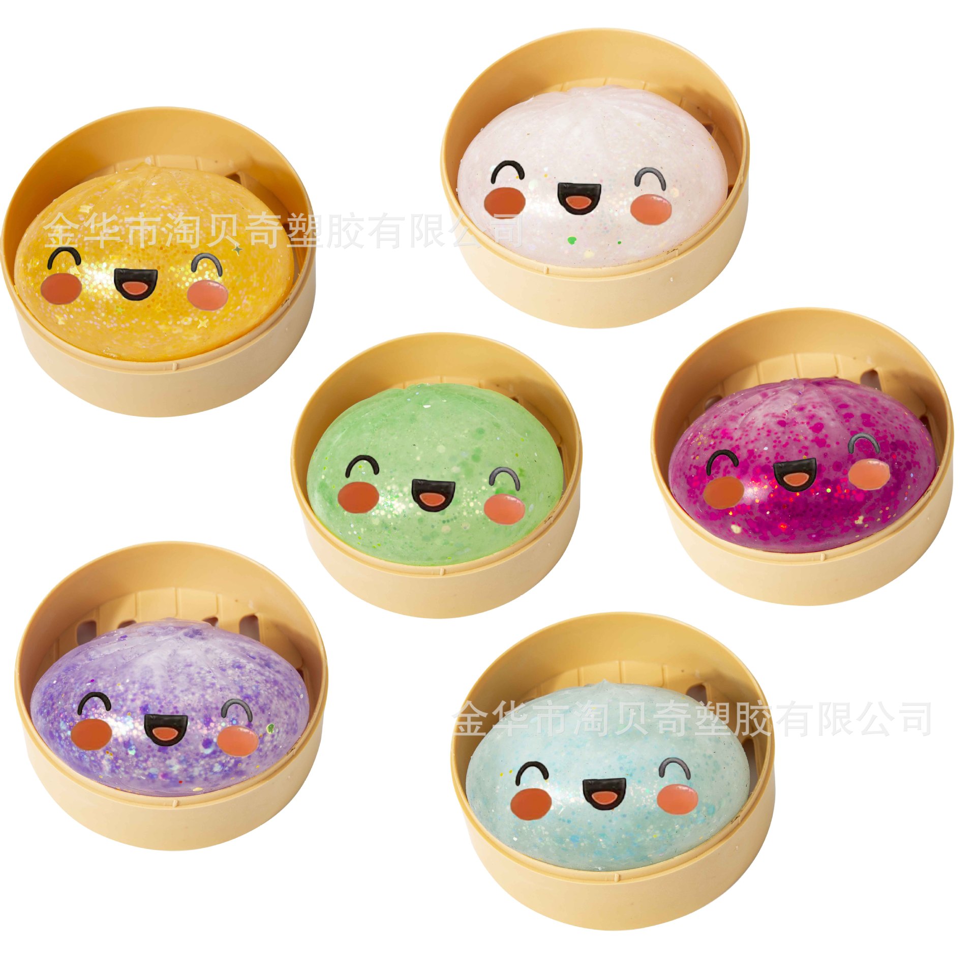 Pan descompreso pellizco juguetes divertidos prensando simulación de comida jugando pellizco harina descompreso bola set de vapor al por mayor