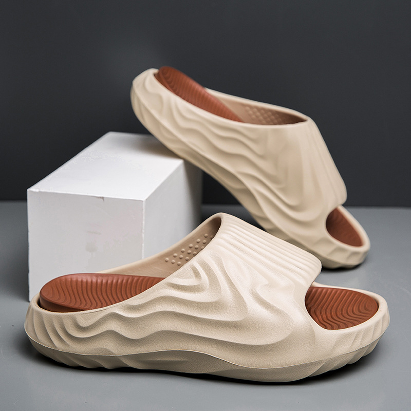 흰색 다크 브라운 "4CM 두꺼운 바닥]