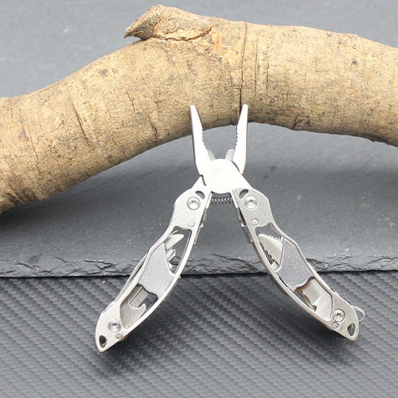 工厂批发折叠多功能尖嘴钳小湾钳割电线钳子户外工具剪铁丝钳子