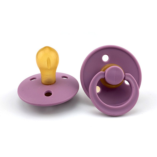 Natural latex pacifier, super soft newborn baby comfort artifact, simulated breast milk rubber baby pacifier