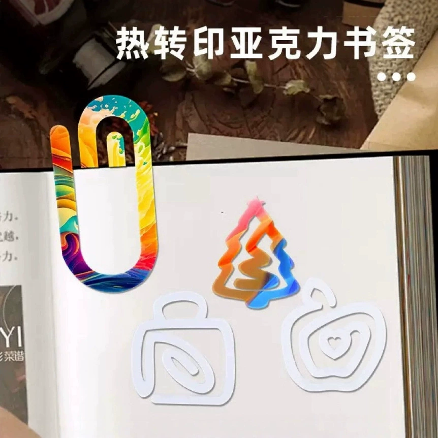 Трансграничный акриловый скрепка для студенческих заметок