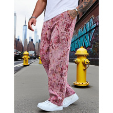 K 31705LChrysanthemum Printed Pants ��ʾ�ӡ���Lѝ���uͨ