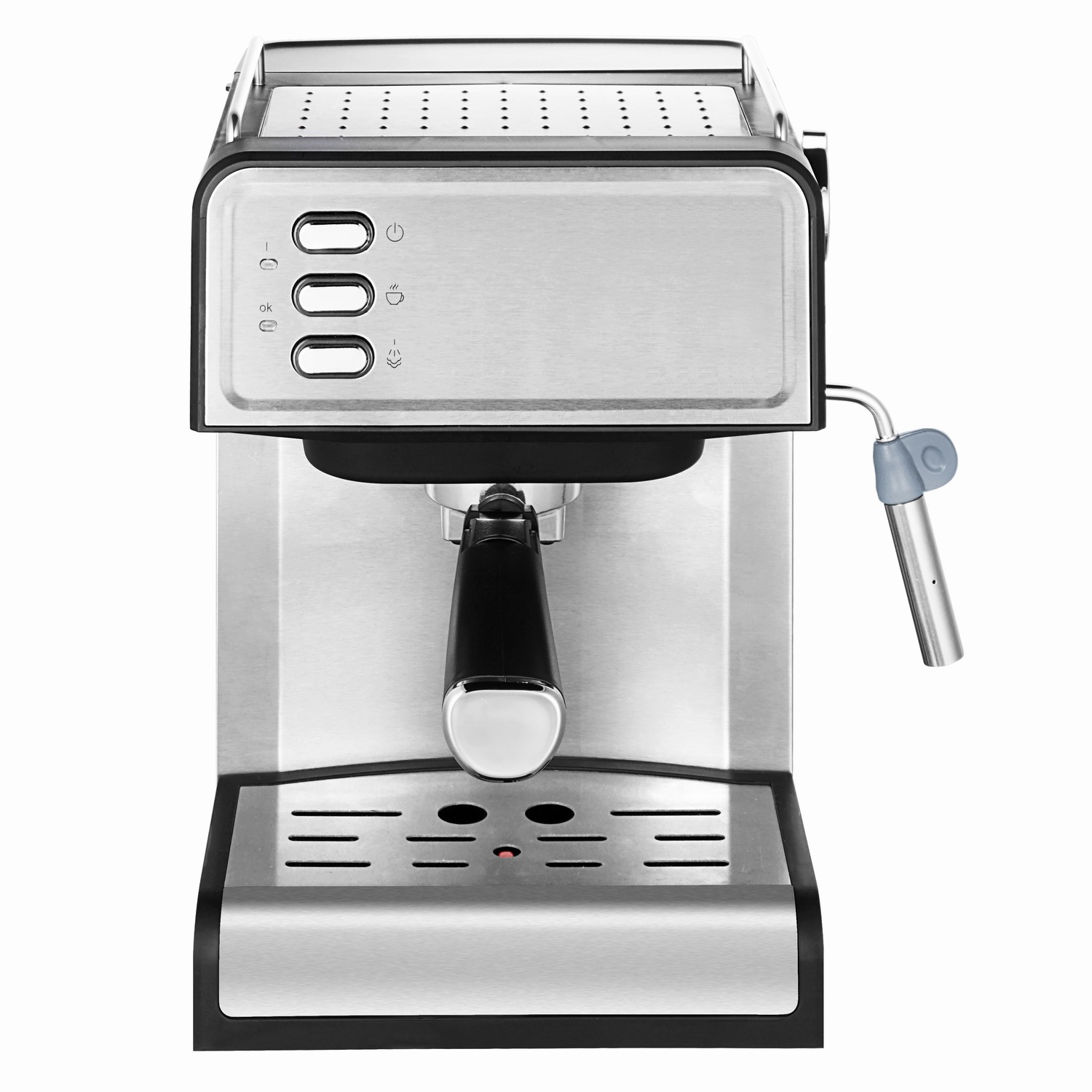 Hogar transfronterizo pequeño italiano concentrado semiautomática máquina de café a vapor máquina de espuma de leche estándar europeo Retro