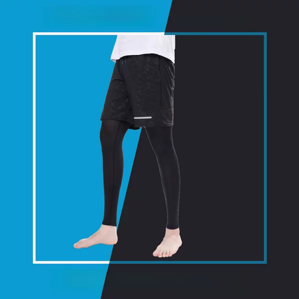 Shitu Ice Silk Sun Protection Leg Sleeves Lycra Extended Sports Knee Pads Anti-Uv Road Cycling Leg Sleeves