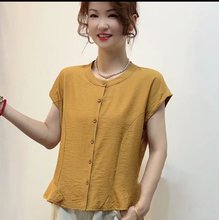 抖音惠子精品女装一件代发直播爆款2025夏季新款宽松显瘦衬衫女