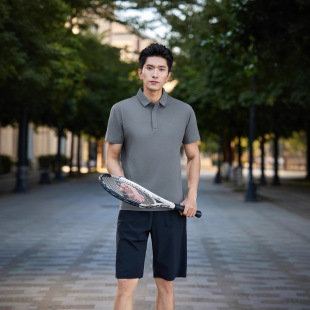 Sports Quick-Drying Polo Shirt with Cloth Collar, Suitable for Business Casual, Outdoor Sports, and Group Wear, Logo Can Be Printed