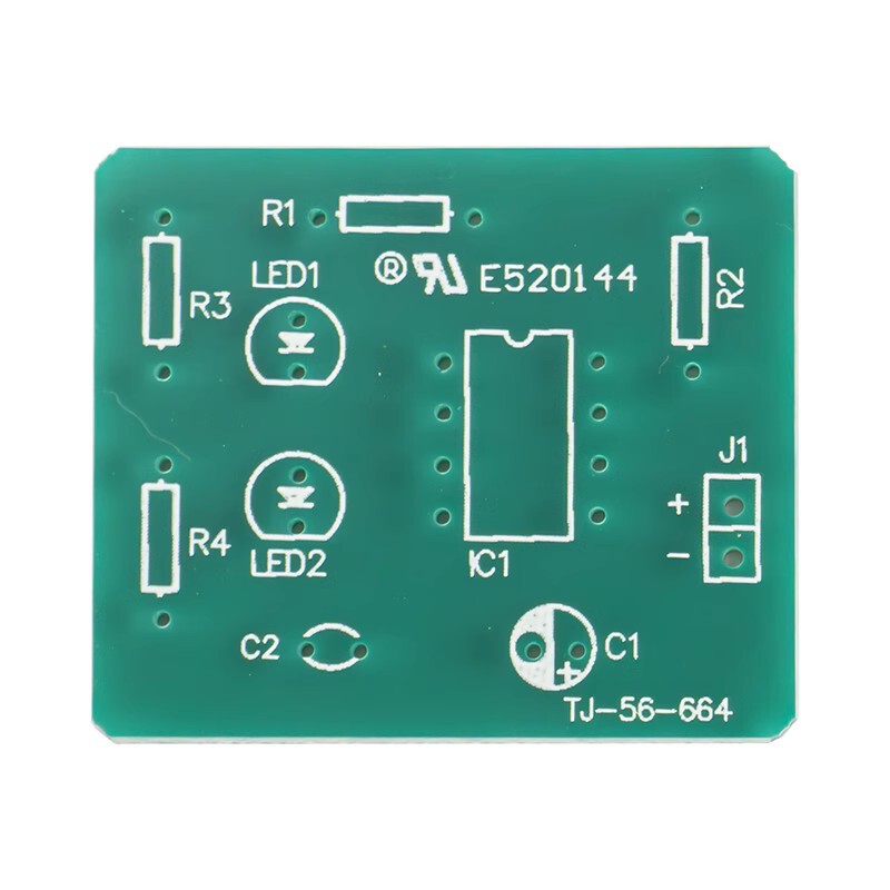 NE555 2色フラッシュ回路DIY溶接セット電気電子教育実験実訓練組立部品|undefined