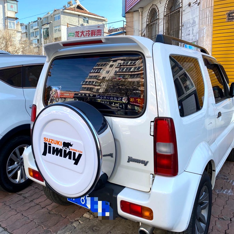 Suitable for 2007-2017 Suzuki Jimny Tail Wing Jimny Modified Special Painted Fixed Wing with Light