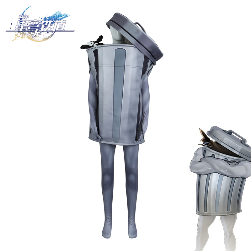 Collapse Star Dome Railway cos Suit Game Animation Role Playing Trash Can Doll Suit King Next Bucket cos Suit Collapse Star Dome Railway cos Suit Game Animation Role Playing Trash Can Doll Suit King Next Bucket cos Suit