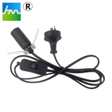 澳大利亚开关线 澳洲两插电源线 盐灯线澳规开关盐灯线 SAA电源线