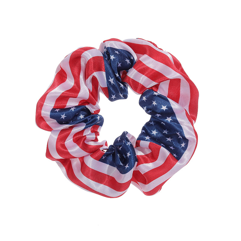 Casual National Flag Cloth Handmade Hair Tie display picture 3