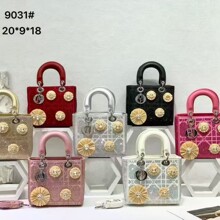 跨境包包新款时尚2026闪钻花饰女包手提单肩包斜挎包