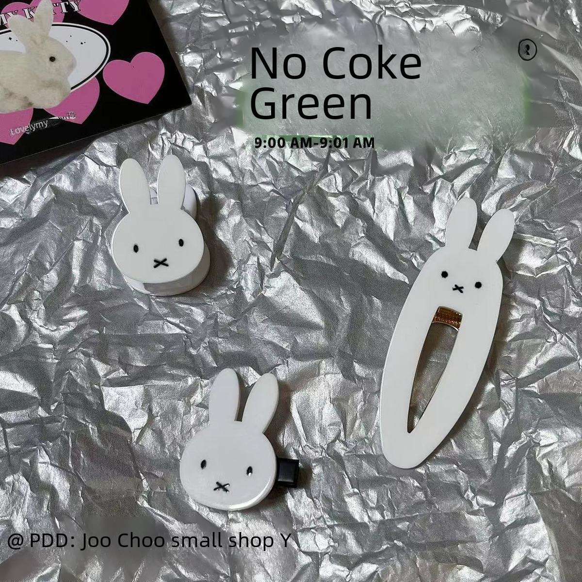 ins Carino Giapponese Nuovo Dolce Fresco Coniglio Forcina Frangia Clip Personalizzato Nicchia y2k Ragazza Studente Copricapo_voghion.com