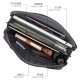 High-End Japanese and Korean Genuine Leather Men's Cowhide Briefcase Business Lawyer Computer Bag Fashion Casual Men's Handbag