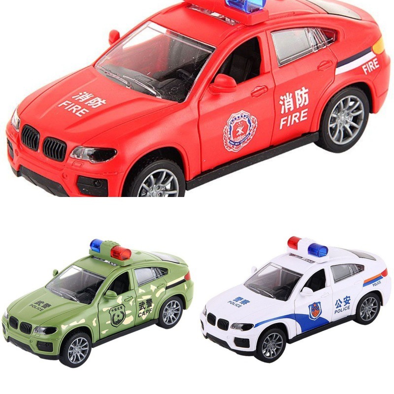 BMW 3대(소방+무장경찰+경찰차)