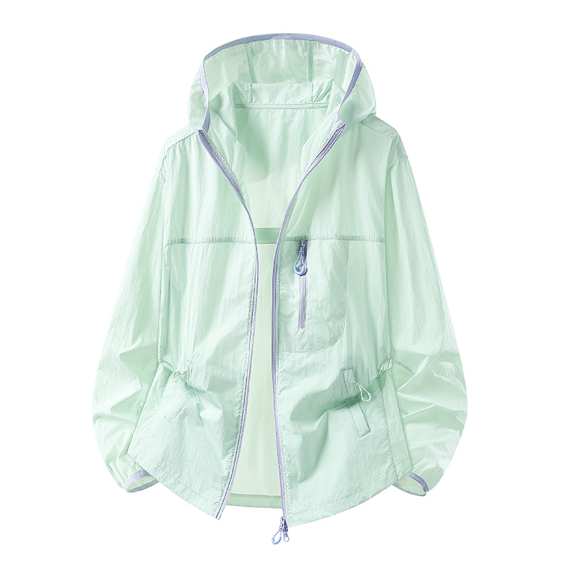 2026 Summer Thin Style Cool-Feeling Anti-Uv Hooded Upf50+ Sun Protection Clothing for Couples, Breathable and Ultra-Light